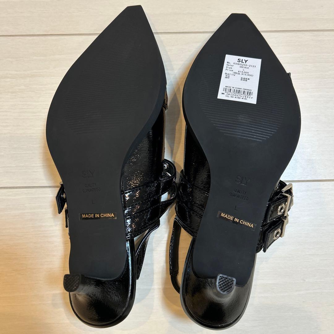 SLY ポインテッド ベルテッド POINTED TOE BELTED サンダル