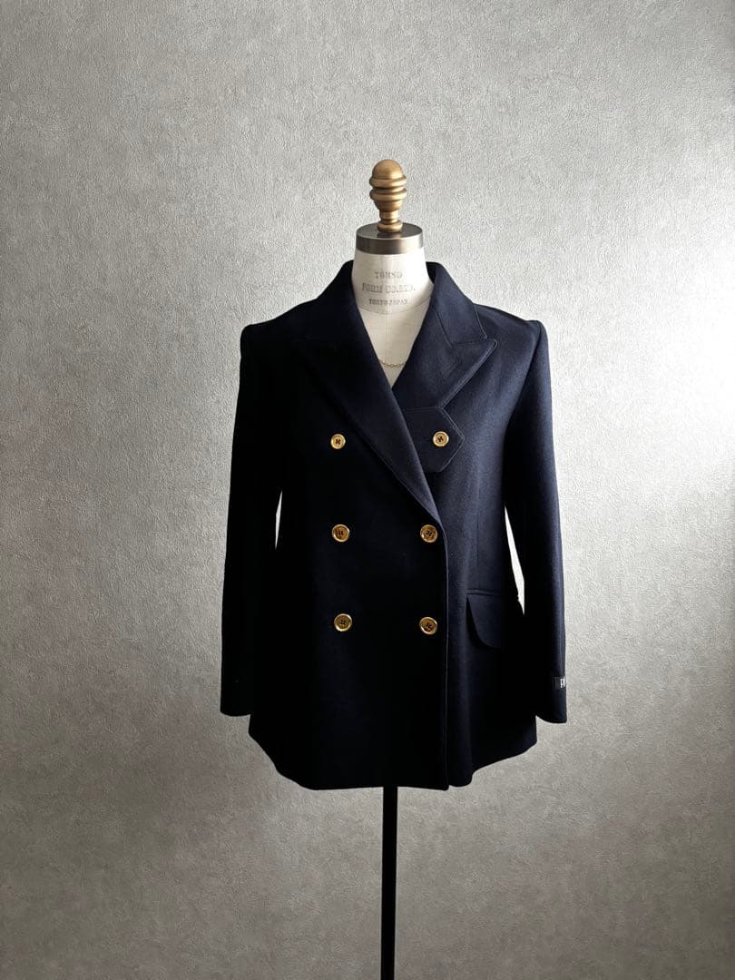 美品　PATOU パトゥ　ICONIC ダブルブレストジャケット　ネイビー　34