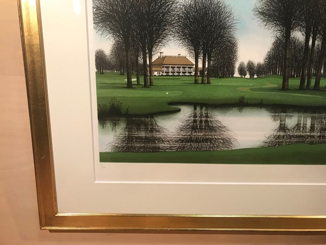 ロビーさま専用　デペルト「ゴルフ場」「フロリダのオークスクラブ」２作品リトグラフ