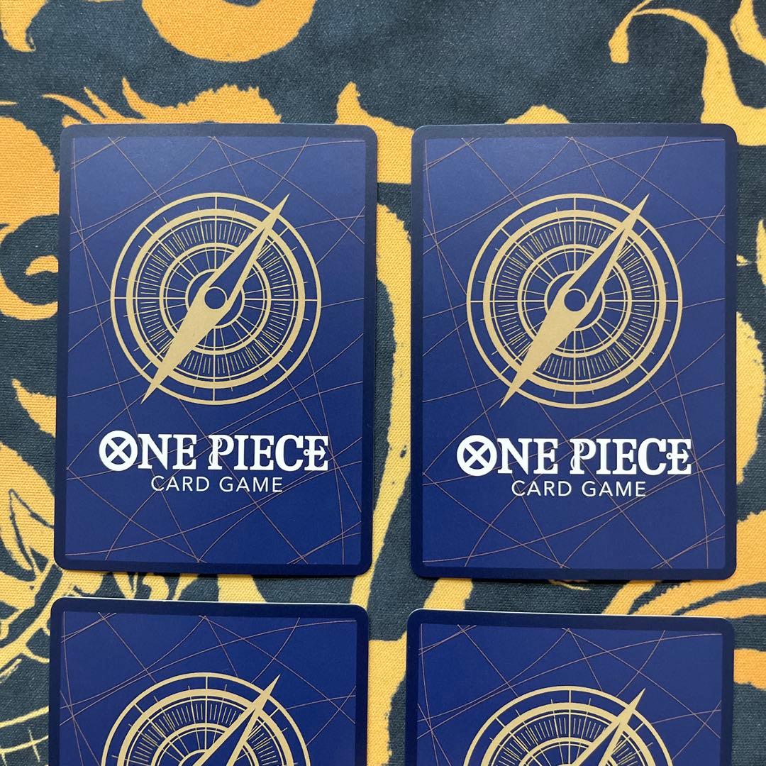 ぱ*こ様 ルフィ　5枚セット　パラレル　ワンピースカード