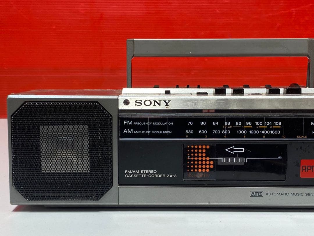 SONY カセットコーダー ZX-3 FM/AMラジオ 日本制