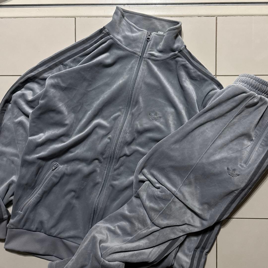 adidas ベッケンバウアー ベロアジャージ M セットアップ JM2271
