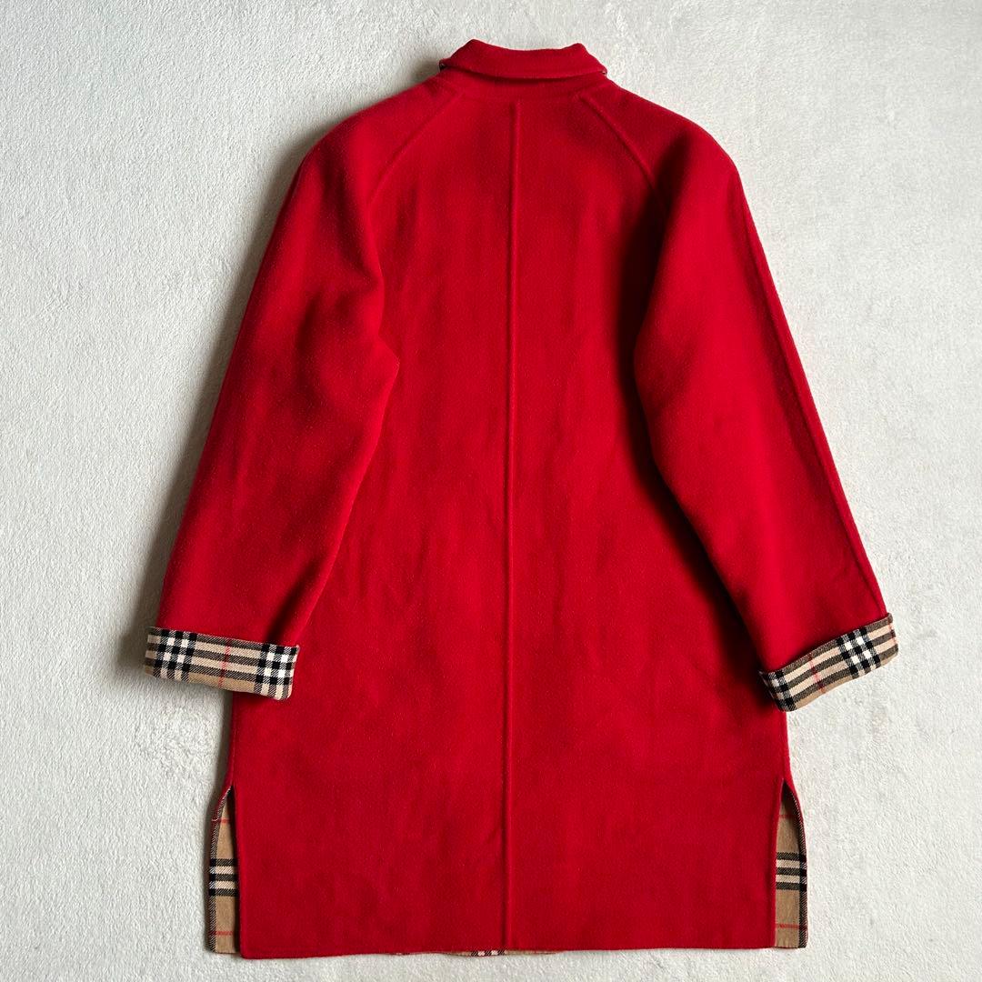Burberrys ピーコート カシミア混 レッド ビンテージ 9号