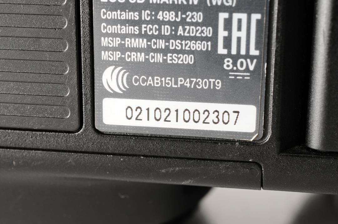 [美品 箱付き] キャノン Canon EOS 5D Mark lV ボディ