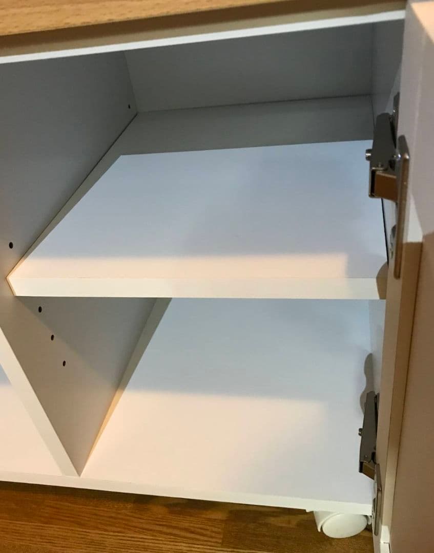 キッチン収納食器棚幅60×奥行39.5×高さ89cm　ホワイト