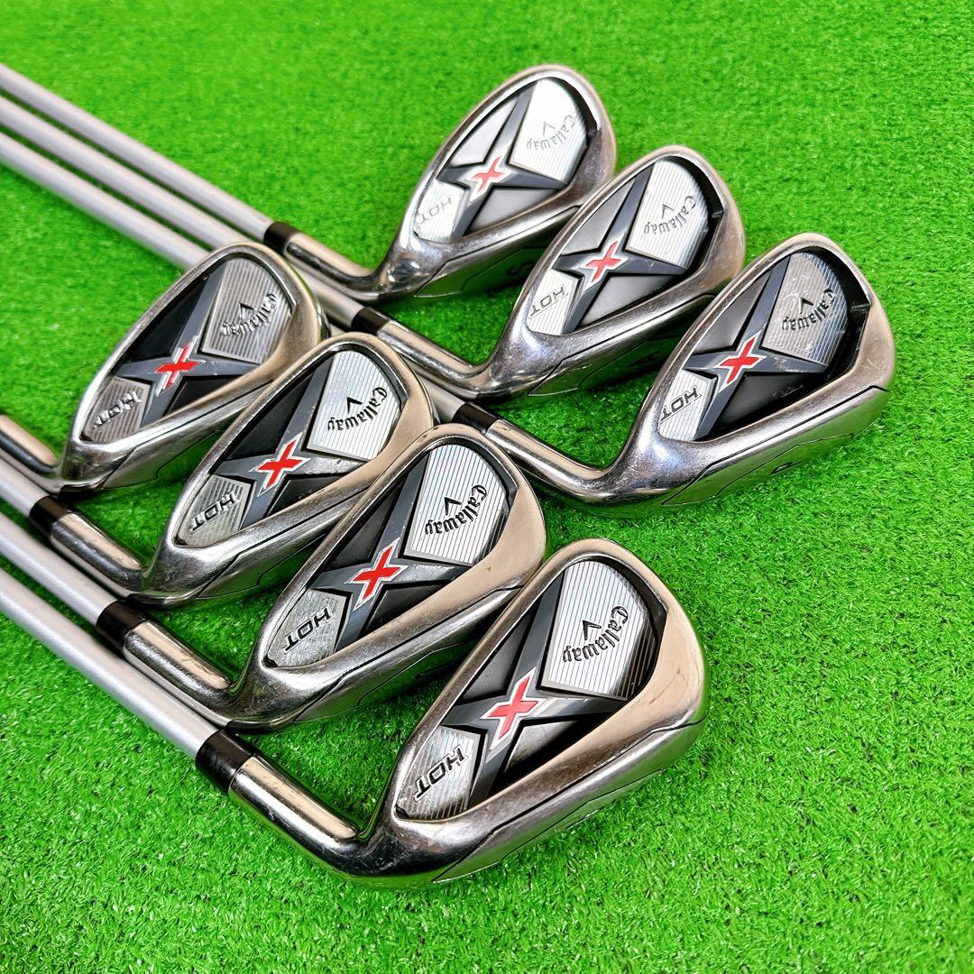 現行　X HOT キャロウェイ ゴルフ クラブセット メンズ 初心者 右利き R