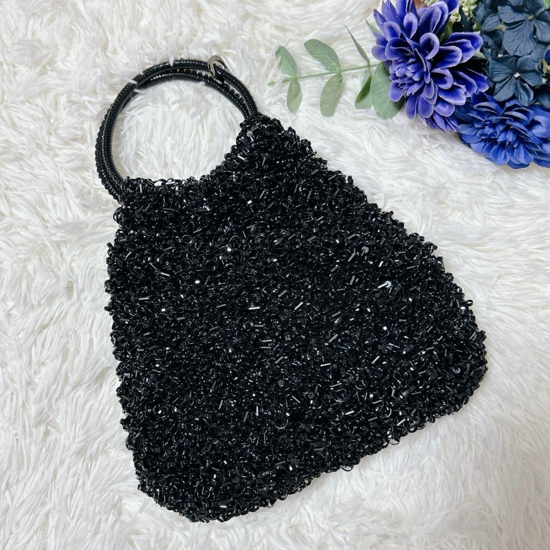 ANTEPRIMA アンテプリマ ワイヤーバッグ グリッター ブラック