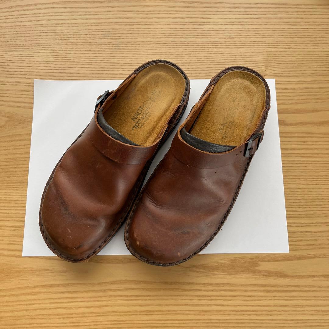 NAOT ブラウン クロッグサンダル　サボ