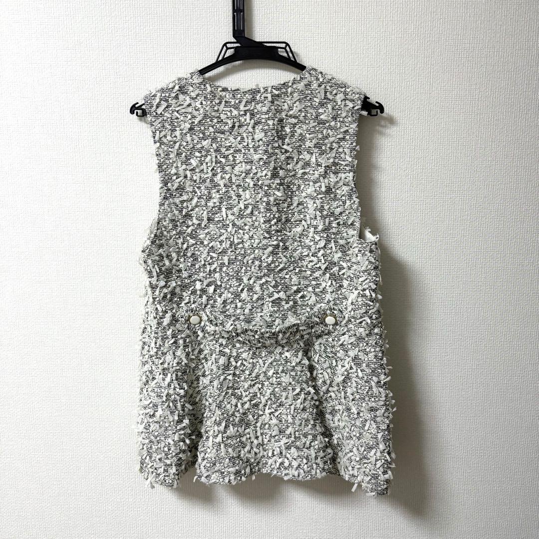 Viaggio Blu ファンシーツイードジレ