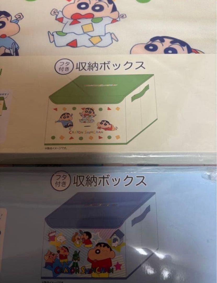 クレヨンしんちゃんフタ付き収納ボックス