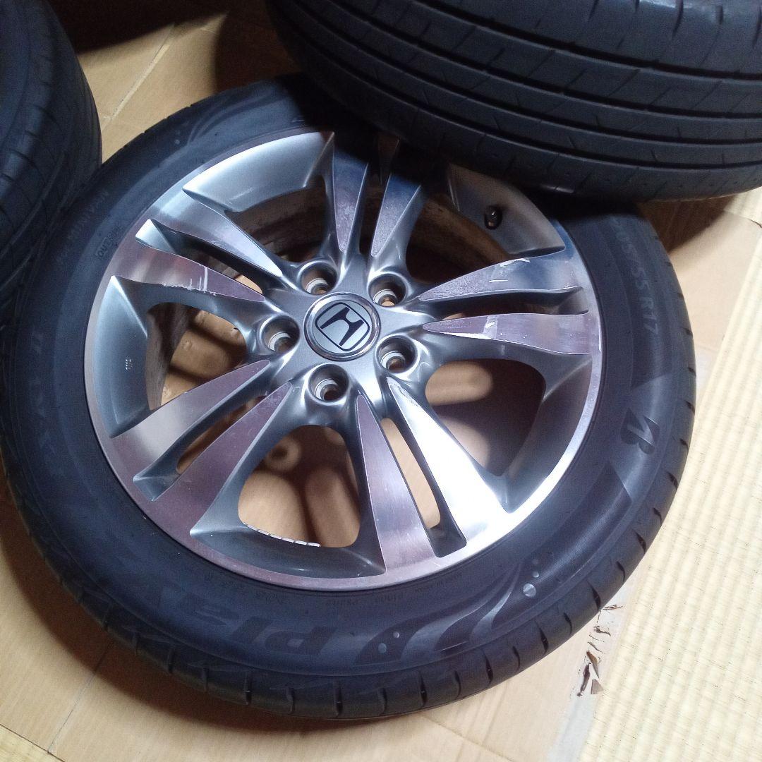 一*休様 ホンダ 17インチ RSZ純正ホイールタイヤセット ブリジストン