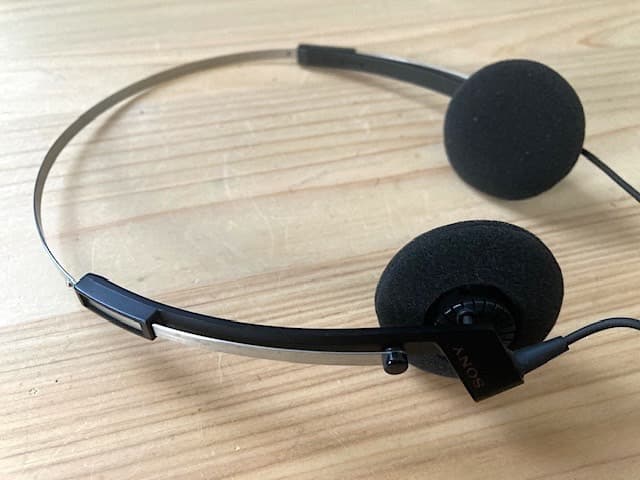 超希少品 高音質 整備済完全動作品 WM-3用ヘッドホン MDR-4L1