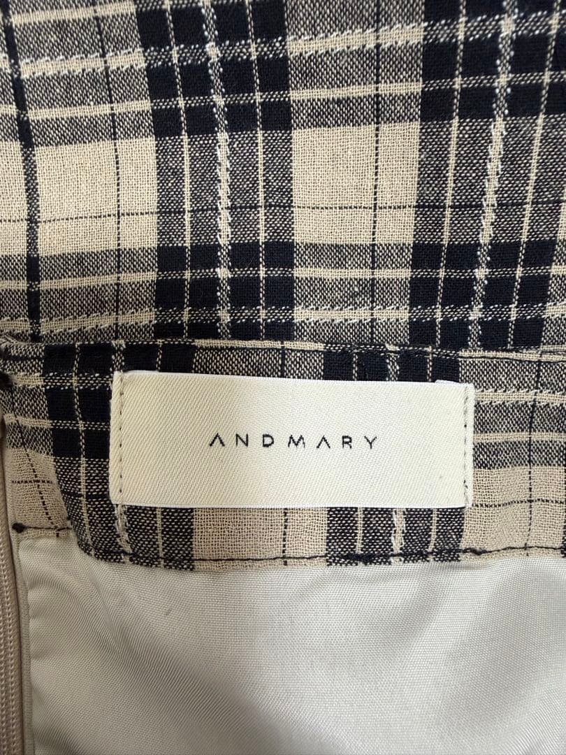 ワンピース andmary Khy check set