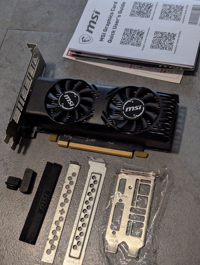 グラフィックボード・グラボ・ビデオカード MSI GeForce GTX 1650 4GT LP VD6989