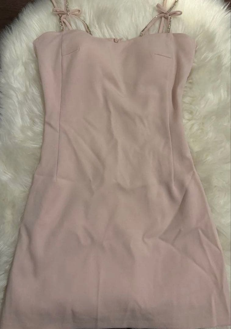 Tiara キャバドレス ピンク リボン