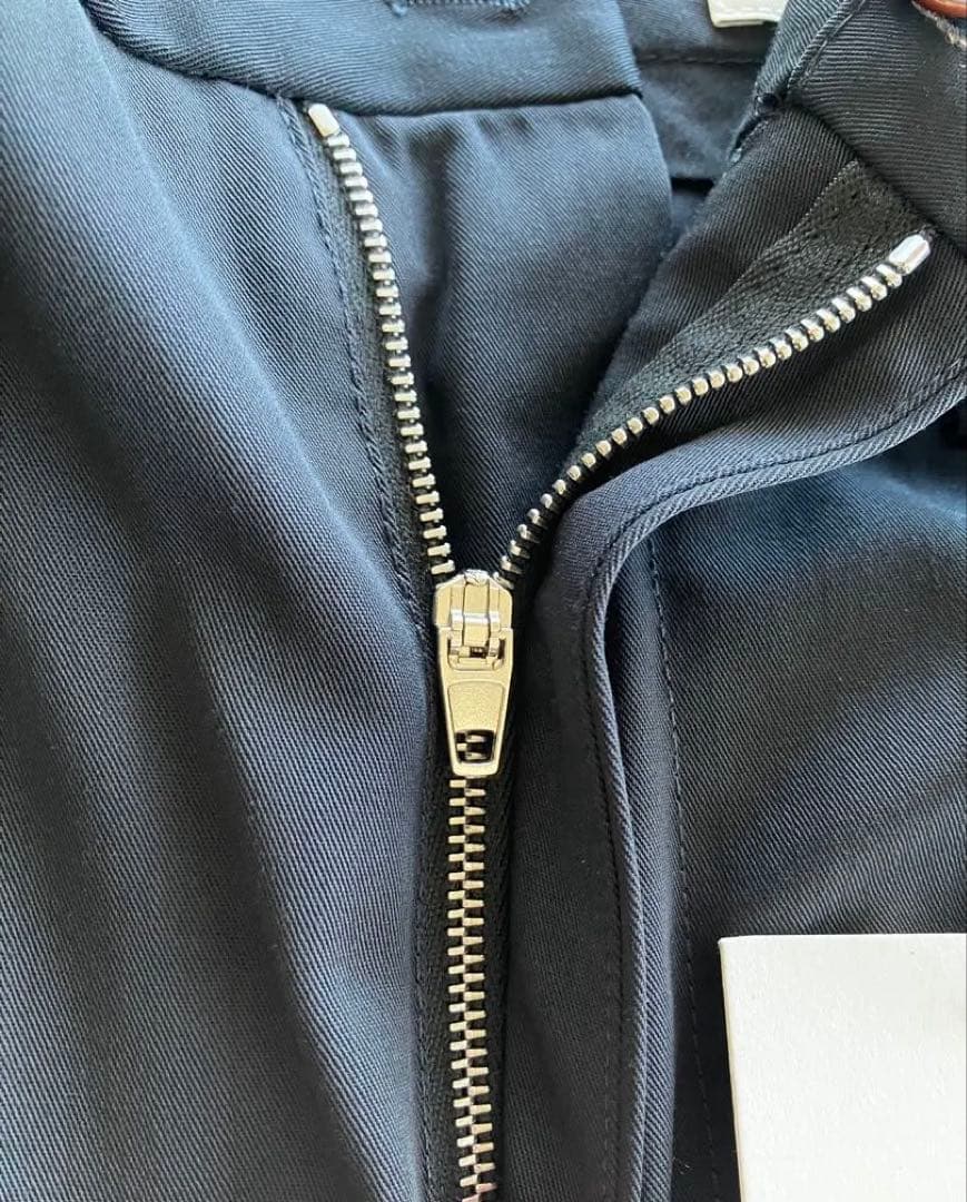 パンツ LEMAIRE ONE PLEAT PANTS squid ink 48