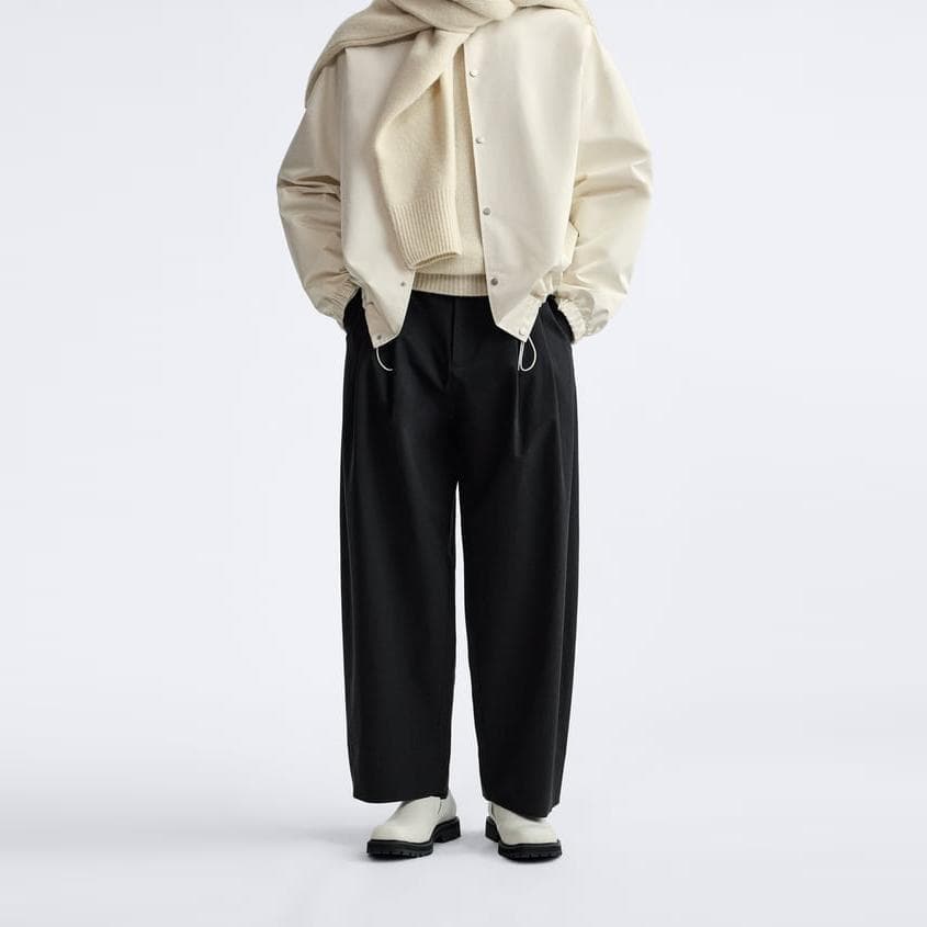 ZARA ✕ STUDIO NICHOLSON ダブルプリーツ パンツ 44