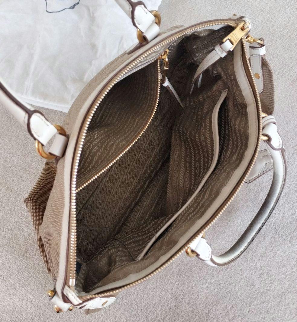 PRADA　プラダ　ロゴジャガード　ハンドバッグ　2WAY