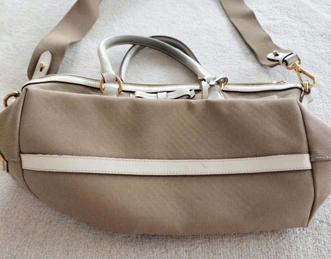 PRADA　プラダ　ロゴジャガード　ハンドバッグ　2WAY