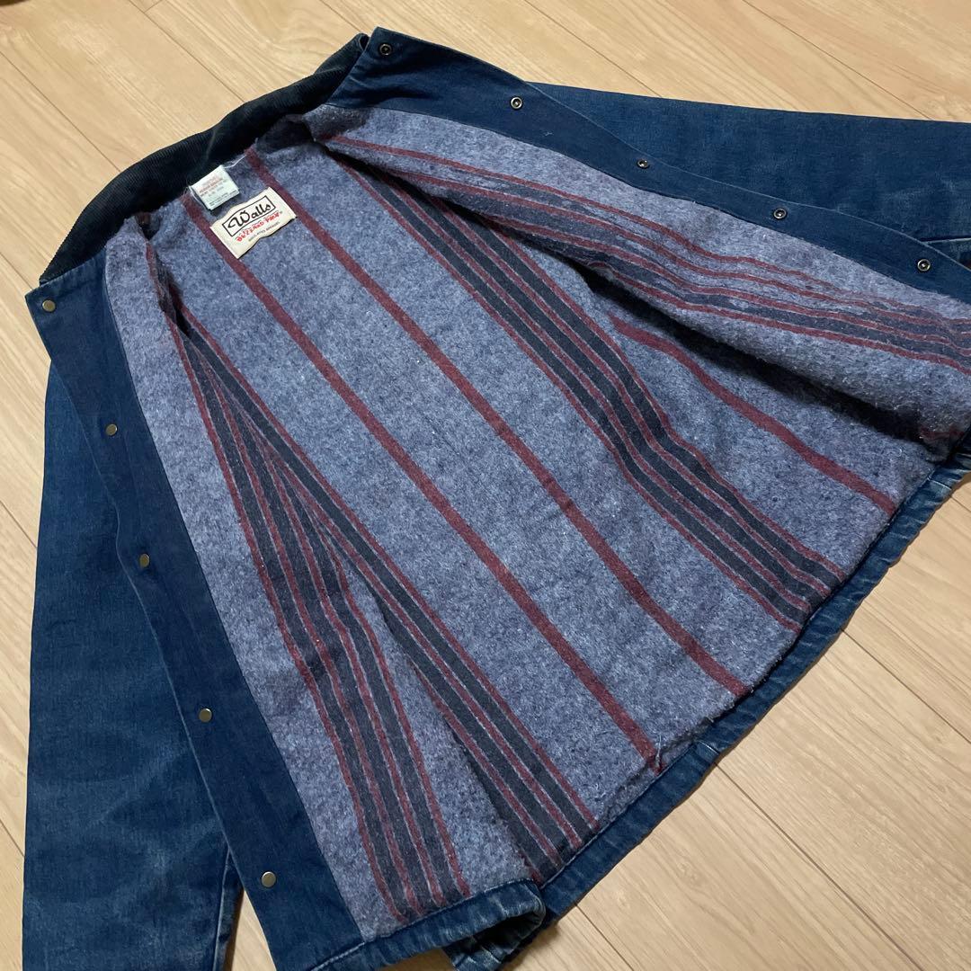 Walls カバーオール USA製 ハチノス デニム