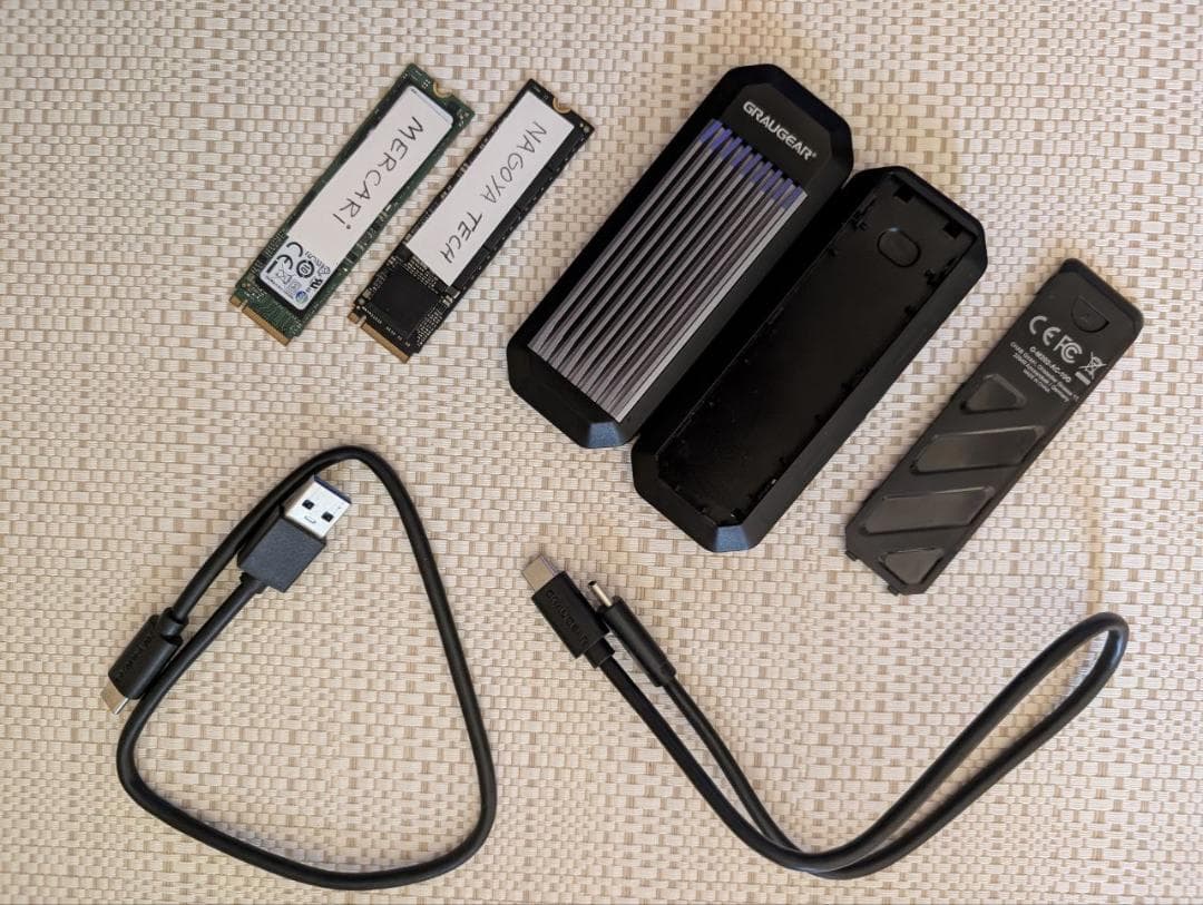 Samsung NVMe 960 PRO SSD 512GB+256GB ケース