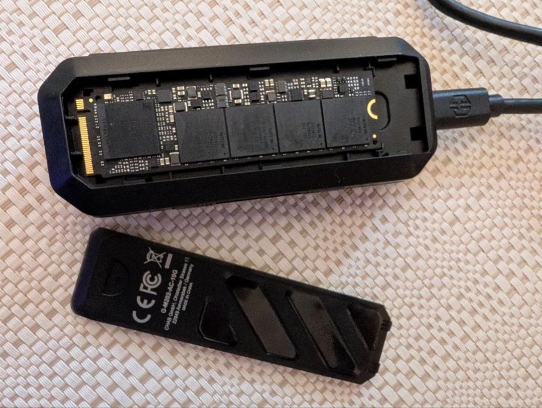 Samsung NVMe 960 PRO SSD 512GB+256GB ケース