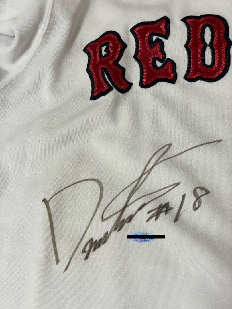 松坂大輔　直筆サイン入り　オーセンティックユニフォーム　レッドソックス　証明書