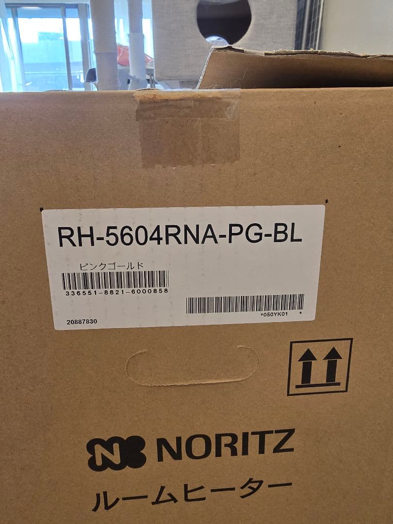 NORITZ ガスファンヒーター RH-5604RNA-PG-BL