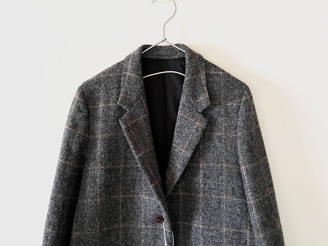 新品 マーガレットハウエル×ハリスツイード ウィンドウペンチェックジャケット