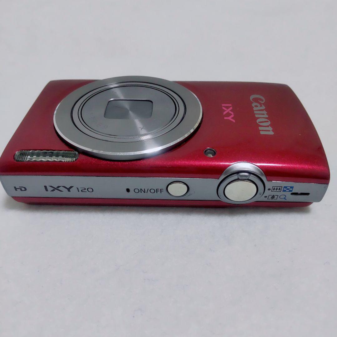 キャノン　Canon IXY120 レッド　簡易動作確認済み 充電器付き
