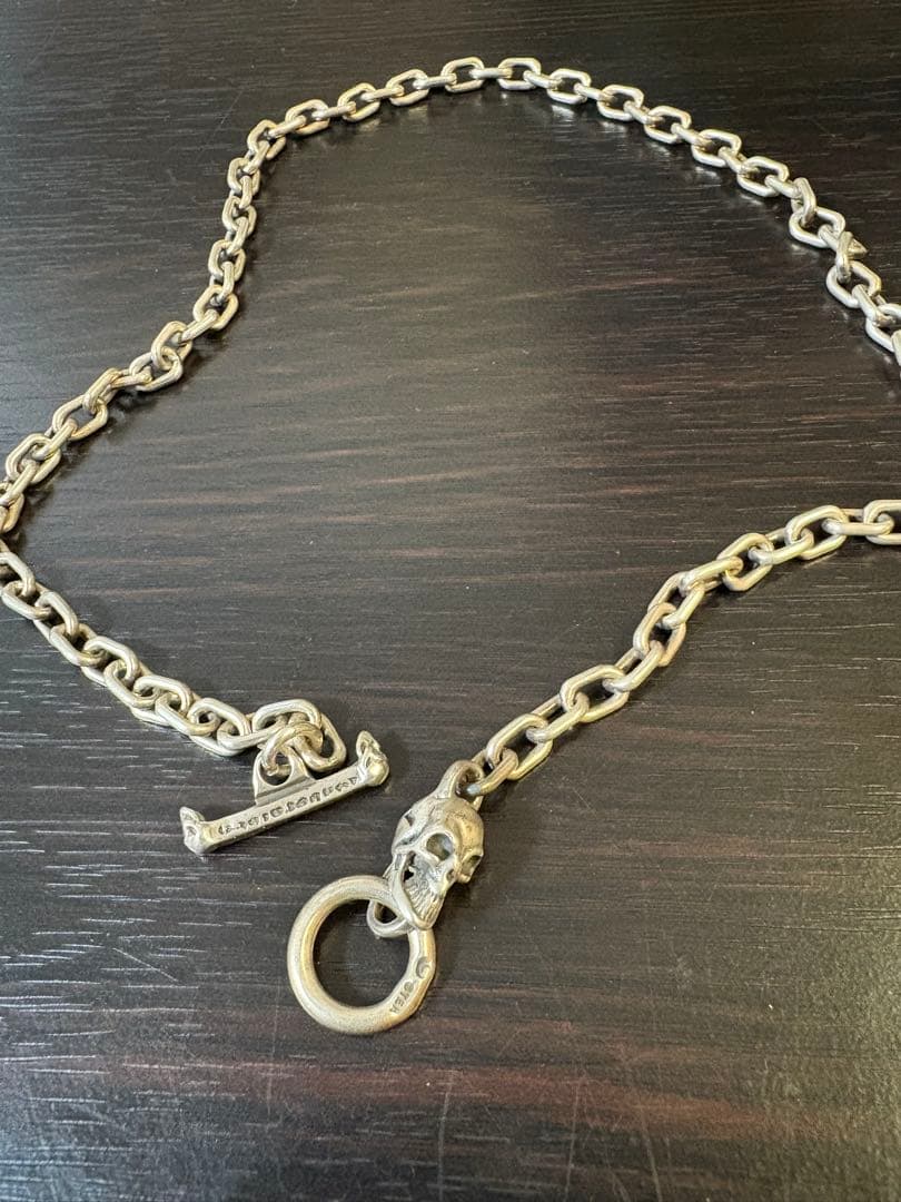 ガボール タイプ スカル チェーン Silver925