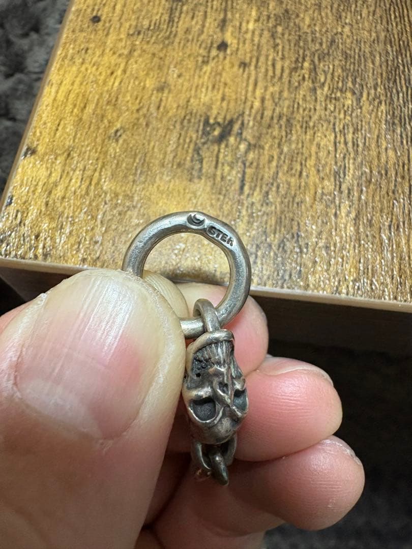 ガボール タイプ スカル チェーン Silver925