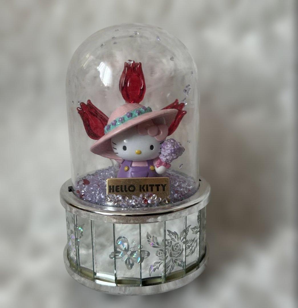 ハローキティ　北海道限定　オルゴール　年代物　平成レトロ　ラベンダー　サンリオ