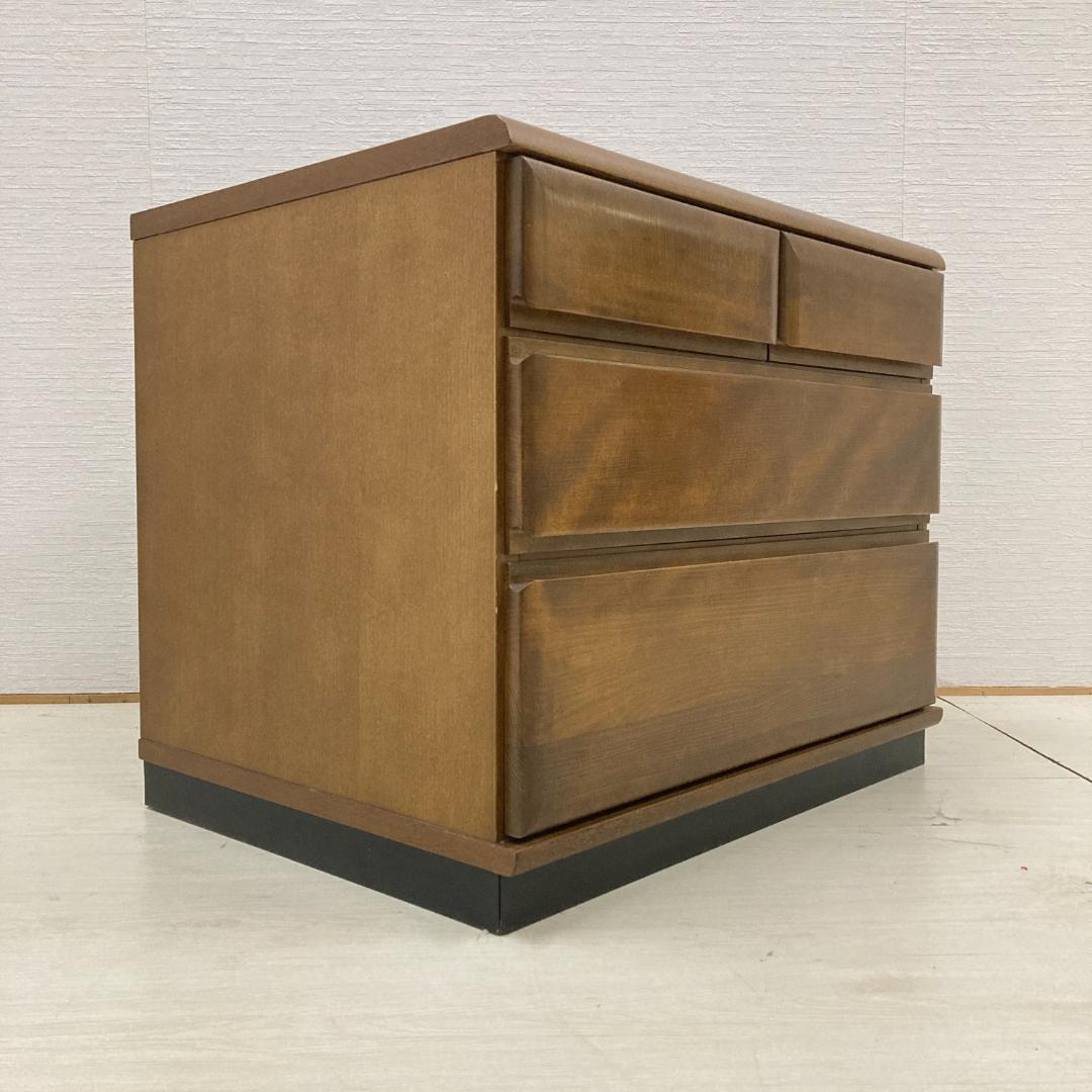 【カリモク】３段チェスト　タンス　テレビ台　ローボード