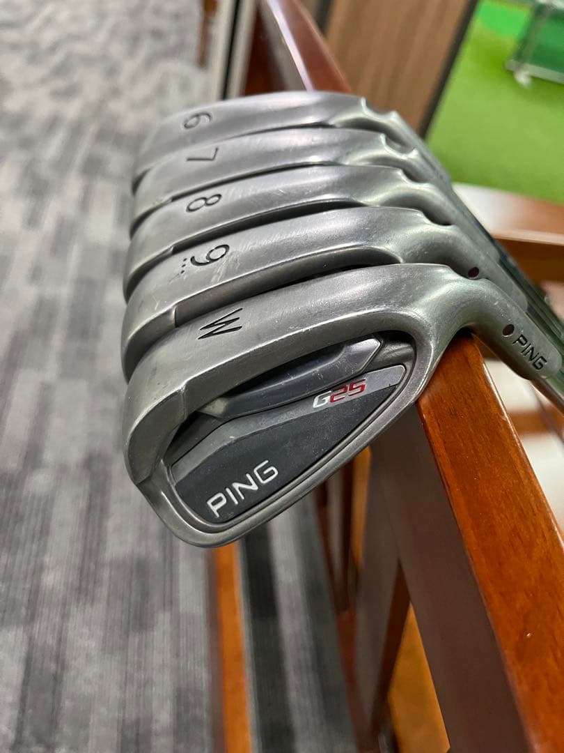 T*T様 超名器　PING G25 アイアンセット 6-9 W マルーン？　モー