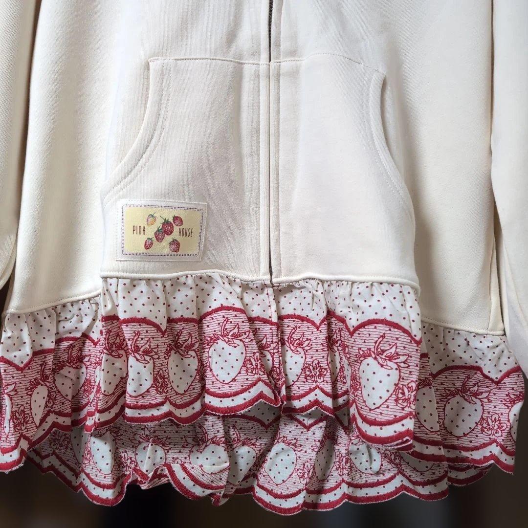 ピンクハウスキナリいちご柄パ―カ―　じゅん様ご希望