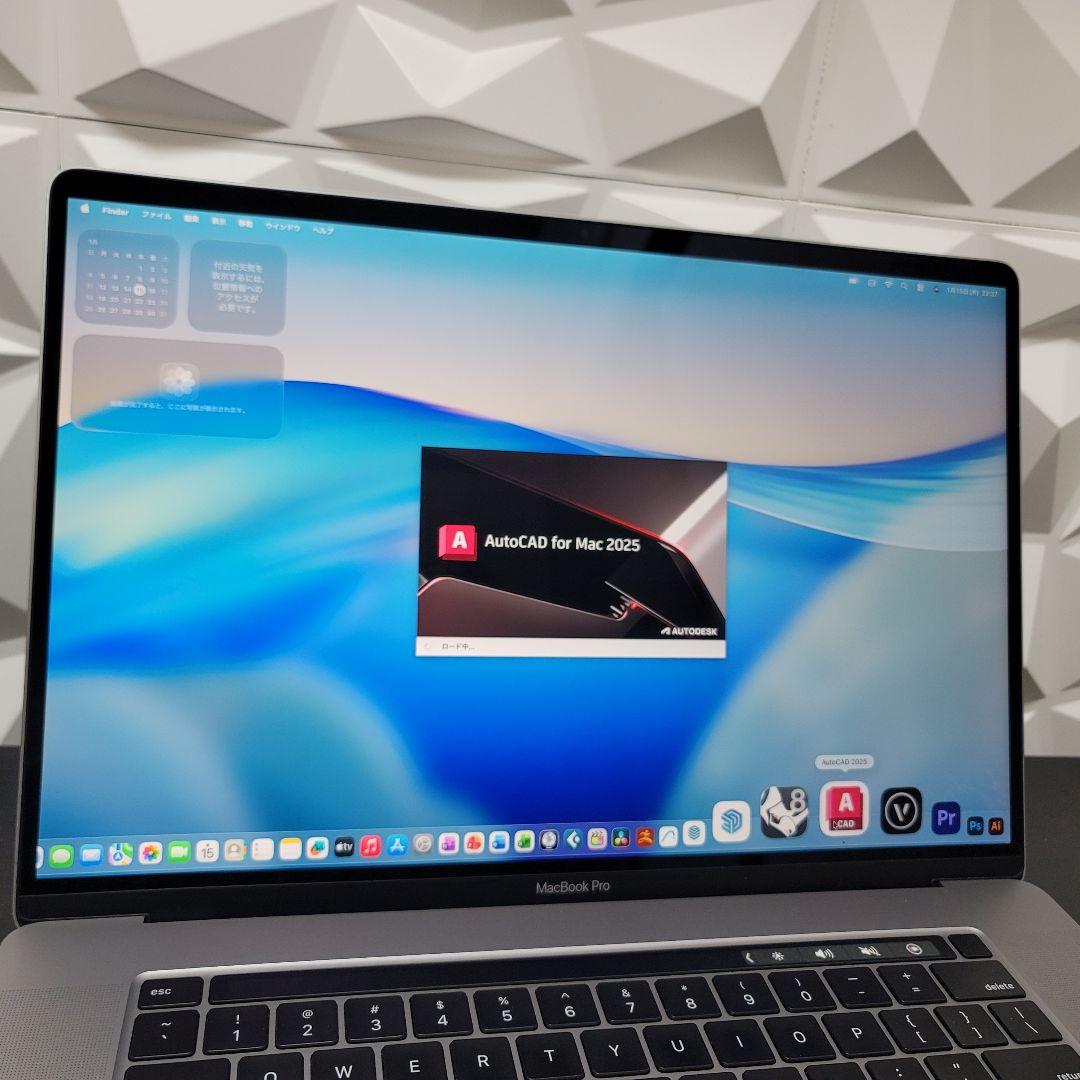 美品 MacBook Pro 16インチ i7 32/512 CAD&3D設計