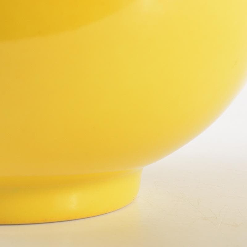 中国　乾隆年製　檸檬黄釉碗　C　7397E