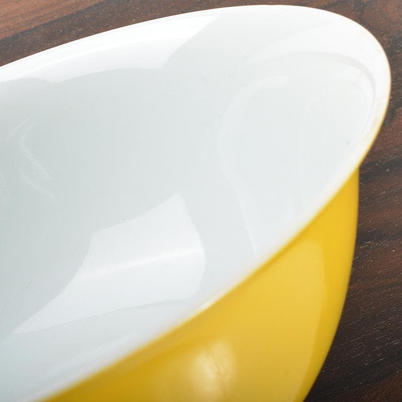 中国　乾隆年製　檸檬黄釉碗　C　7397E