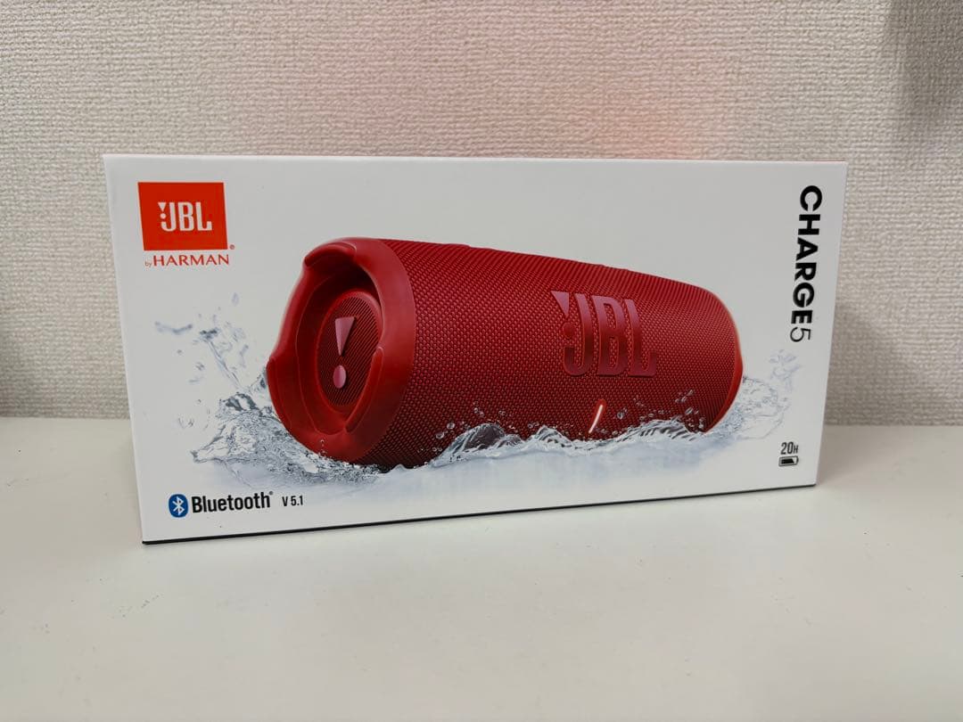 新品未開封 JBL CHARGE5 Bluetoothスピーカー レッド 赤