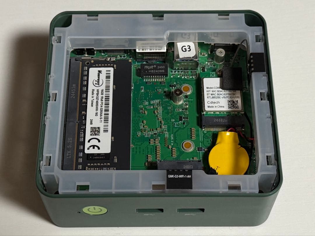 GMKtec ミニPC NUC G3 intel N100 RAM 16GB