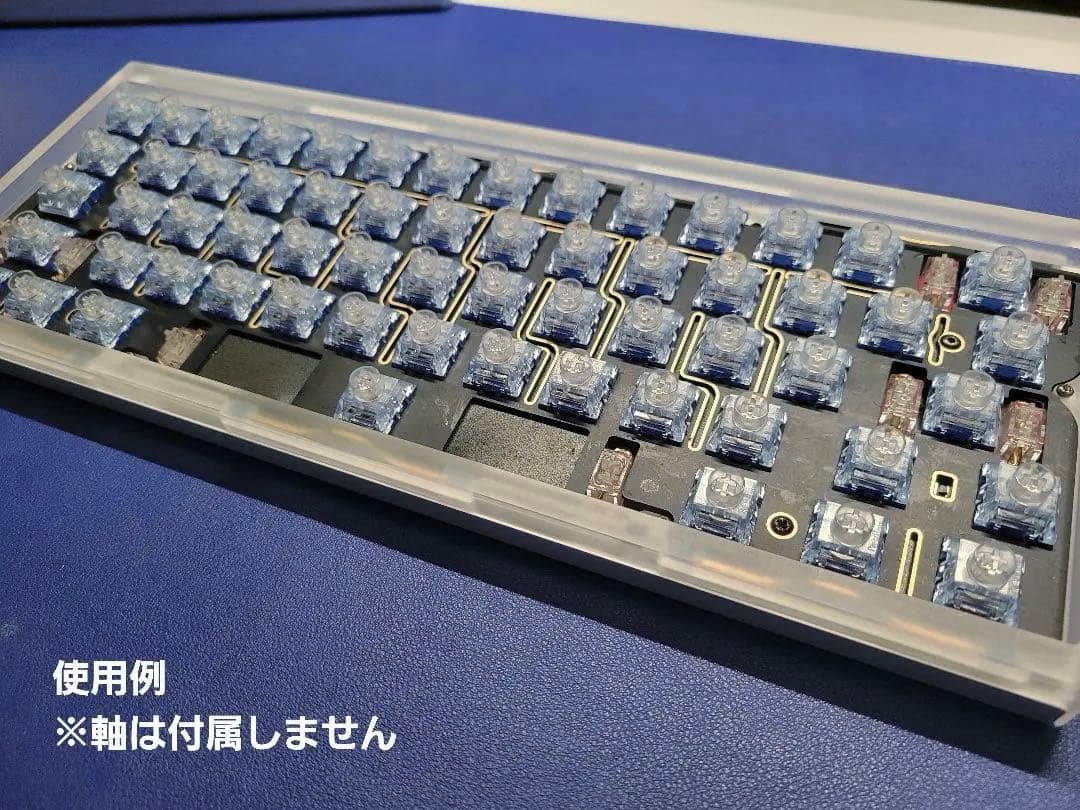 Qwertykeys QK60 Clear&IceWhite ベアボーンキット