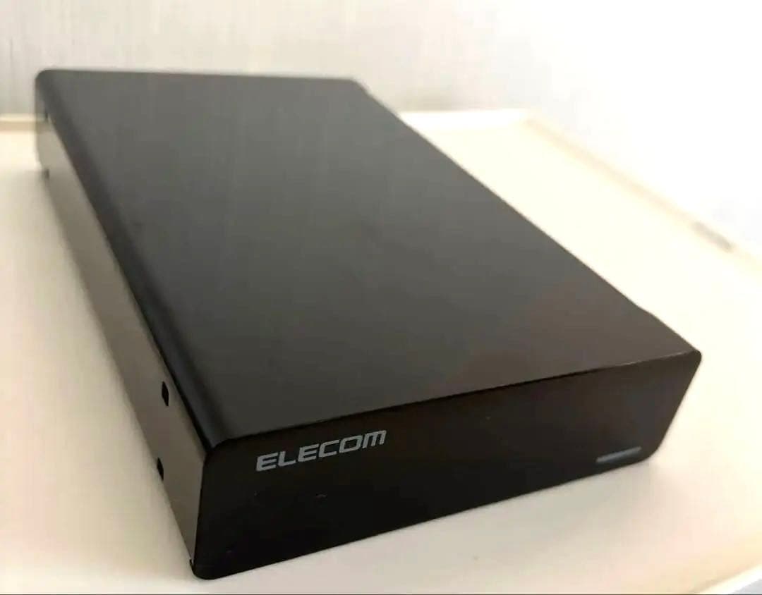 ELECOM 外付けハードディスク ELD-FTV040UBK