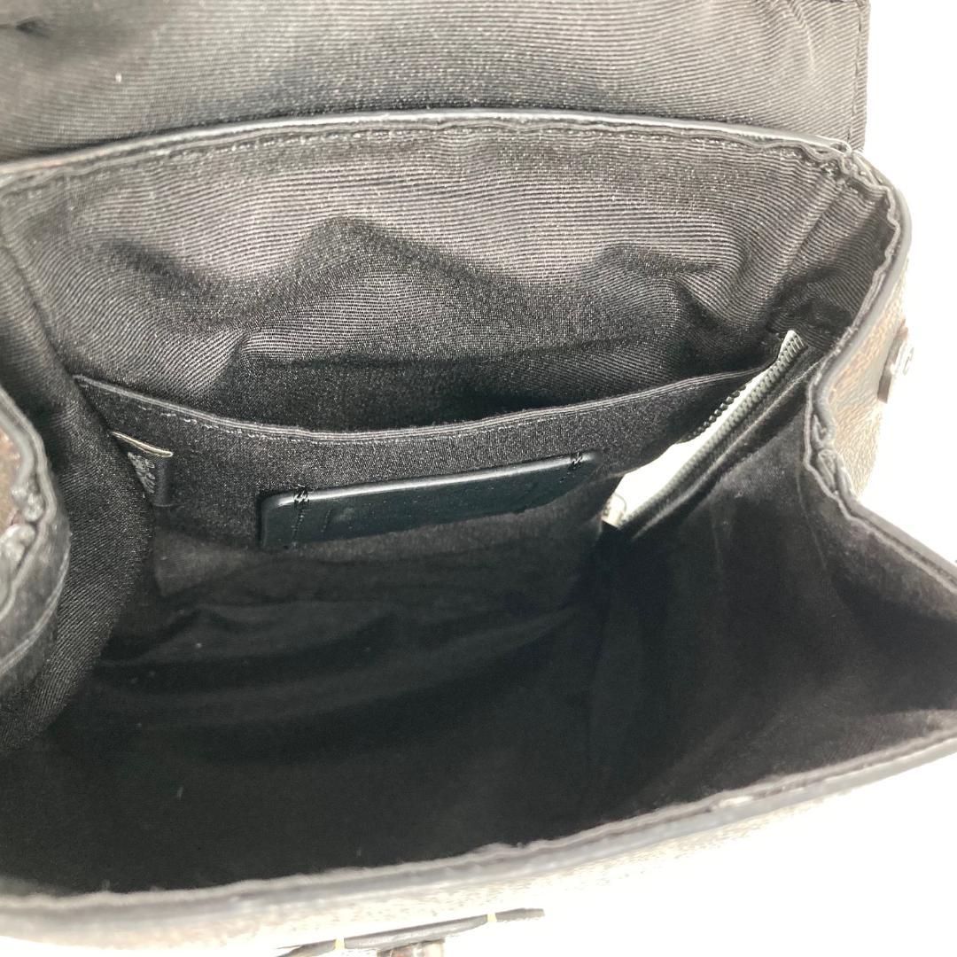 極美品　COACH　ボディバッグ　ハドソン スモール パック シグネチャー