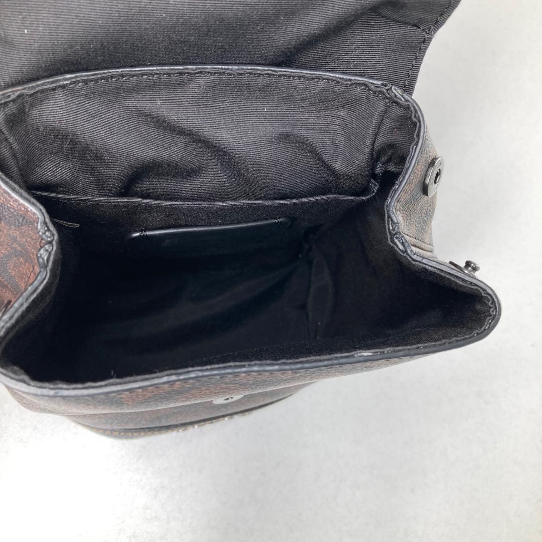 極美品　COACH　ボディバッグ　ハドソン スモール パック シグネチャー