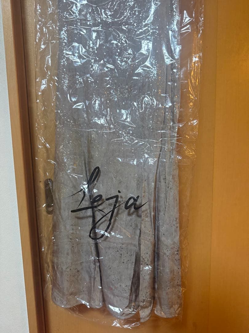 【新品】Leja チュールフリルボレロペイントマーメイドドレス　M