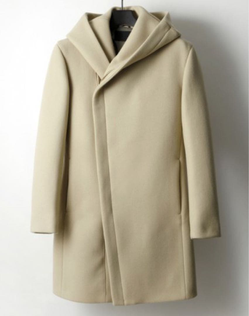 junhashimotoラップコート　サイズ4 ベージュ 日本製