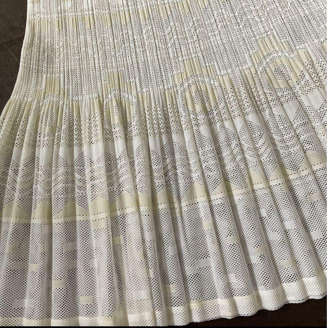 PLEATS PLEASE 美しい透かし編みセットアップ