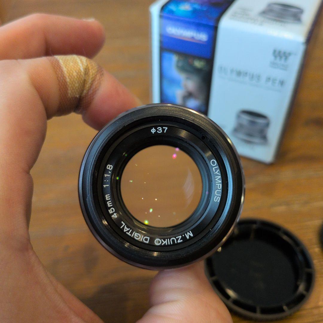 OLYMPUS M.ZUIKO DIGITAL 45mm f1.8 レンズ