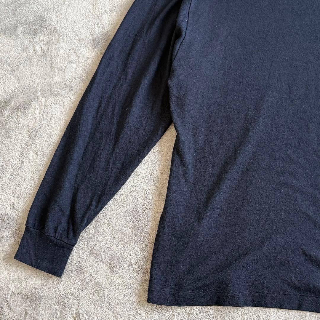 20AW COMOLI ウール天竺 タートルネック 長袖 紺